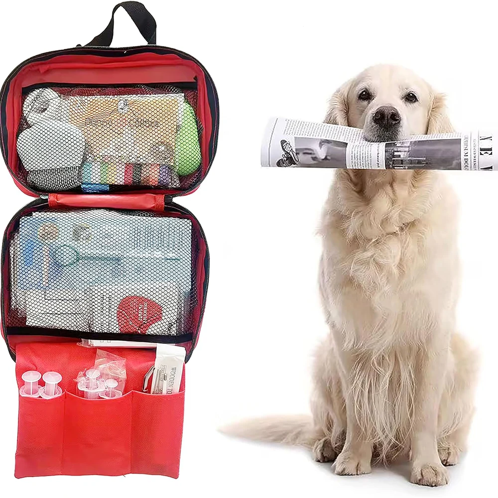 ¿Qué suele poner en un kit de primeros auxilios para mascotas?