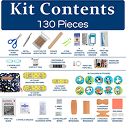 Lindo kit de primeros auxilios para niños