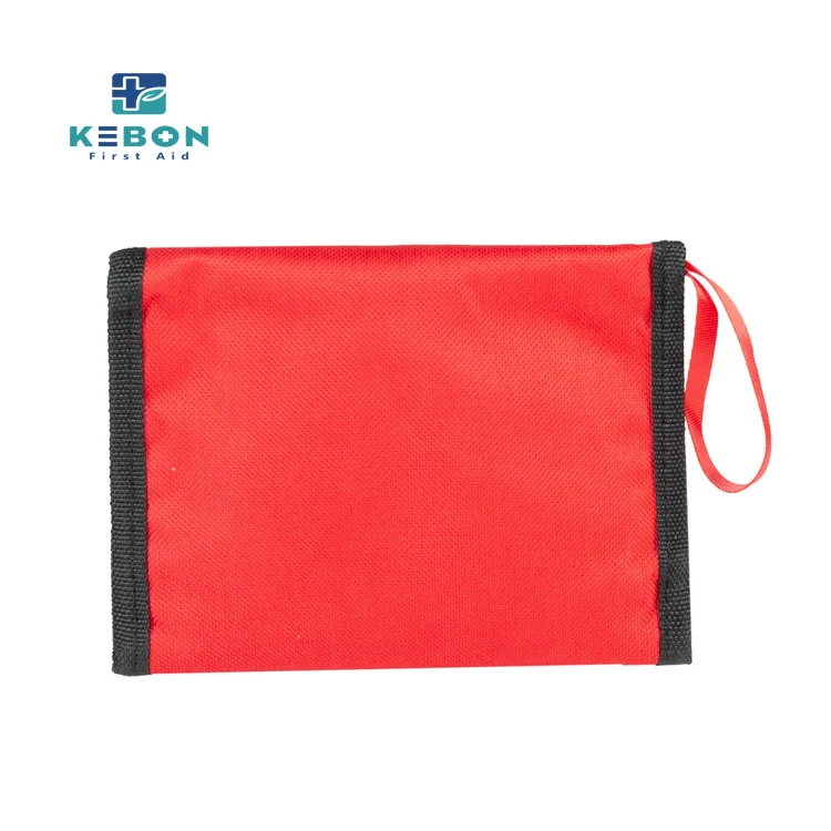 Red Tri-Fold First Aid Kit