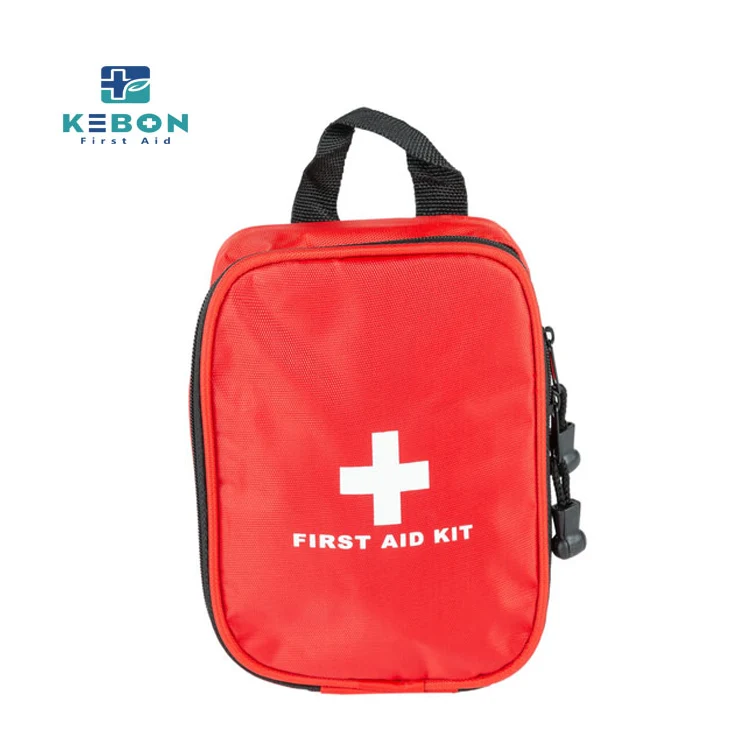 Bolsa de primeros auxilios vertical rojo