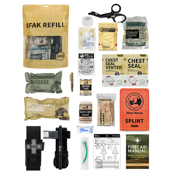 Bolsa IFAK de un solo compartimento con diseño autónomo