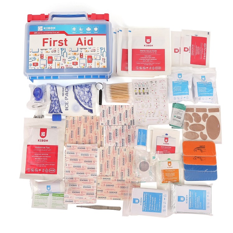 Kit de primeros auxilios montados en la pared